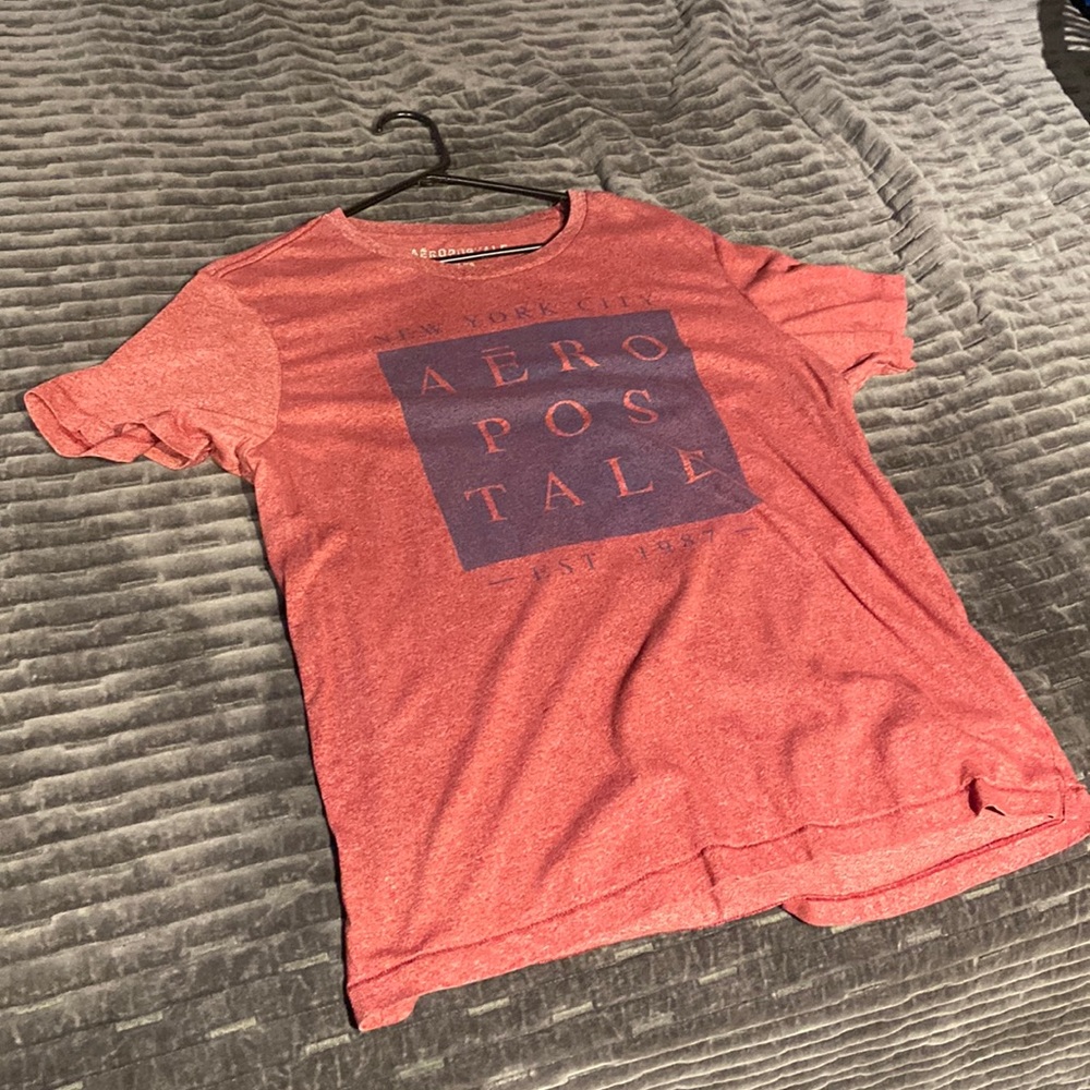 Aero Men’s T Shirt (Red/White Specs) Great Condition